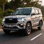 Mahindra Scorpio N facelift spied